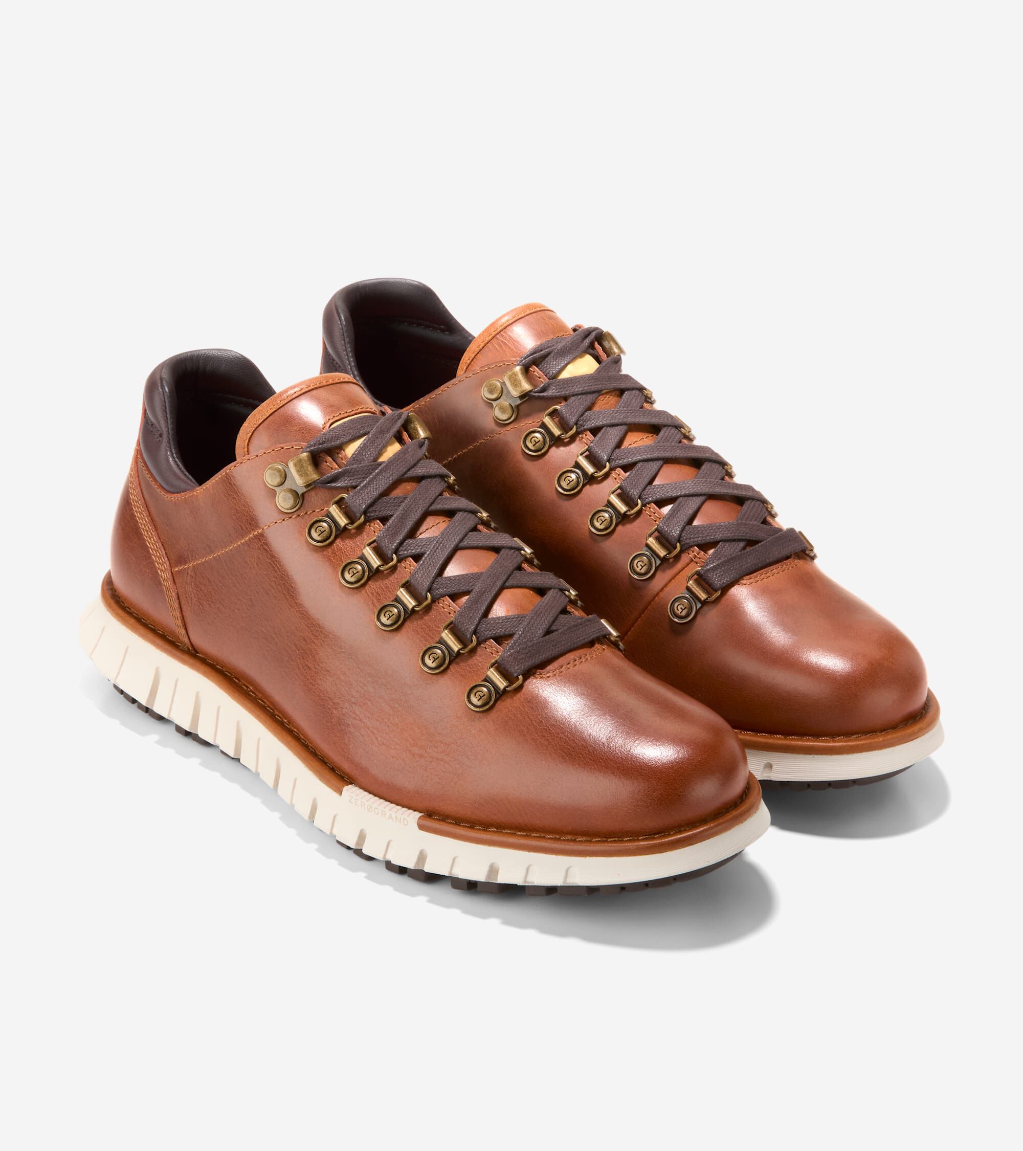 Men s ZEROGRAND Remastered Waterproof Low Hiking Boots in Brown Cole Haan